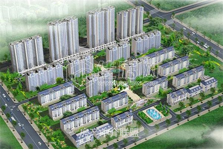 城西百地茂商城3室2厅2卫60m2毛坯房